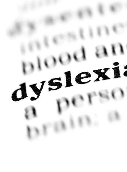 Billede af ordet "dyslexsia"