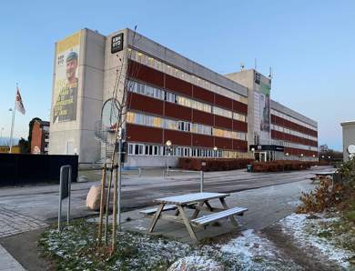 billede af bygning vinter Hvidovre
