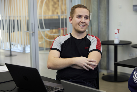 Billede af AVU-elev i Hvidvore